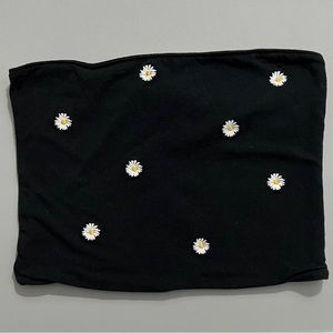 Hollister Daisy Pattern Tube Top M